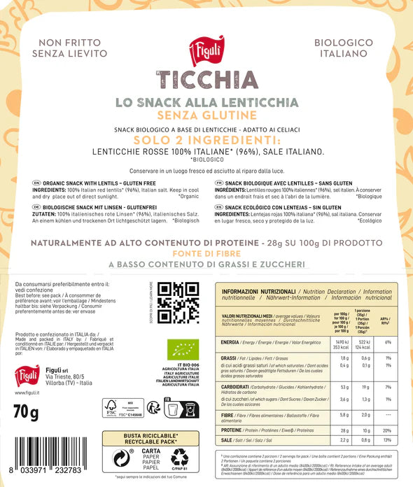 TICCHIA SNACK BIO