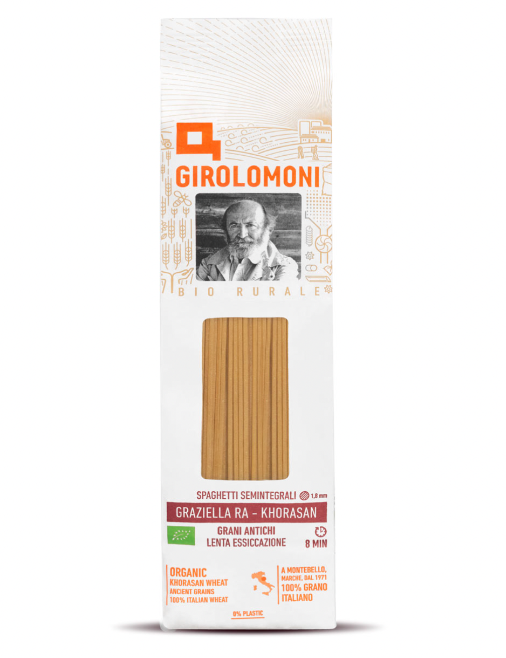 Spaghettis mi-complets Graziella Ra – Khorasan BIO