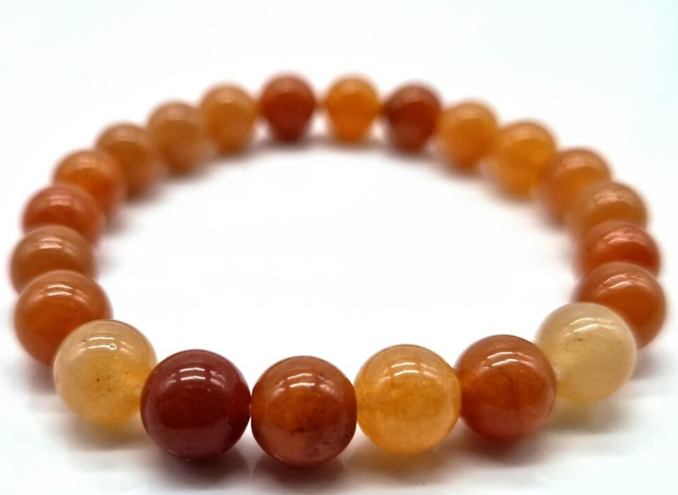 Bracciale con avventurina arancione