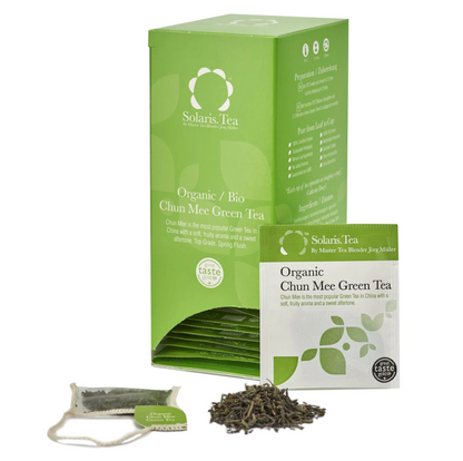 Chun Mee Green Tea Sachets de thé cousus biodégradables x40