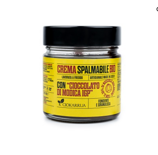 Crema Spalmabile bio con Cioccolato di Modica IGP