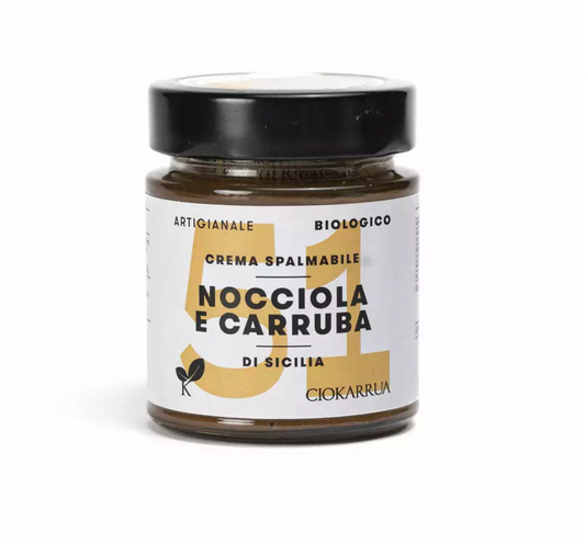 Crema Spalmabile Nocciola e Carruba di Sicilia BIO