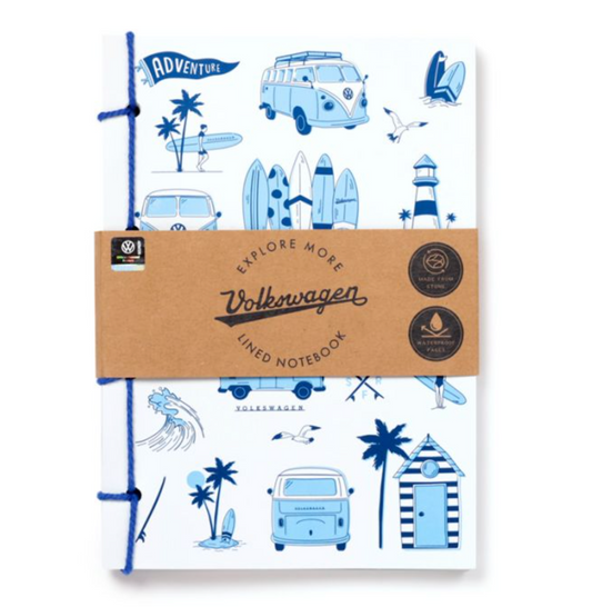 Esplora di più Volkswagen VW T1 Camper Bus Stone Paper A5 Notebook