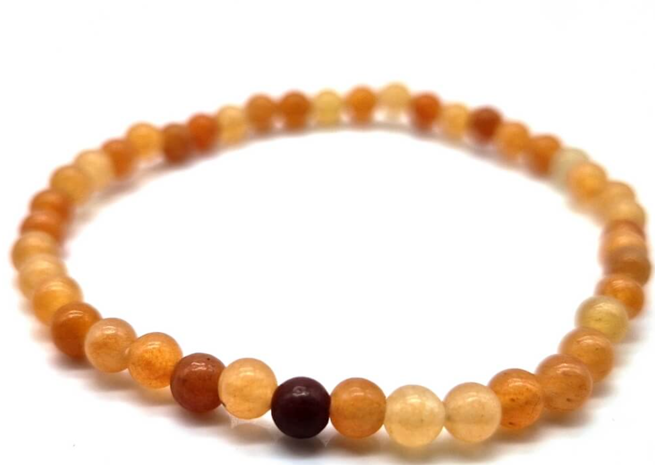 Bracciale con avventurina arancione