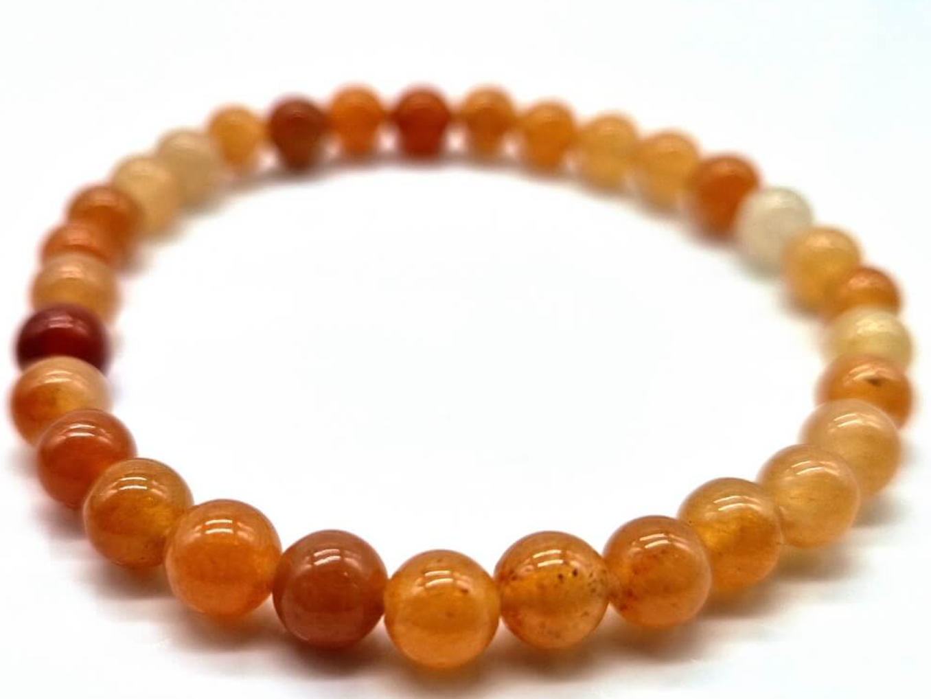 Bracciale con avventurina arancione