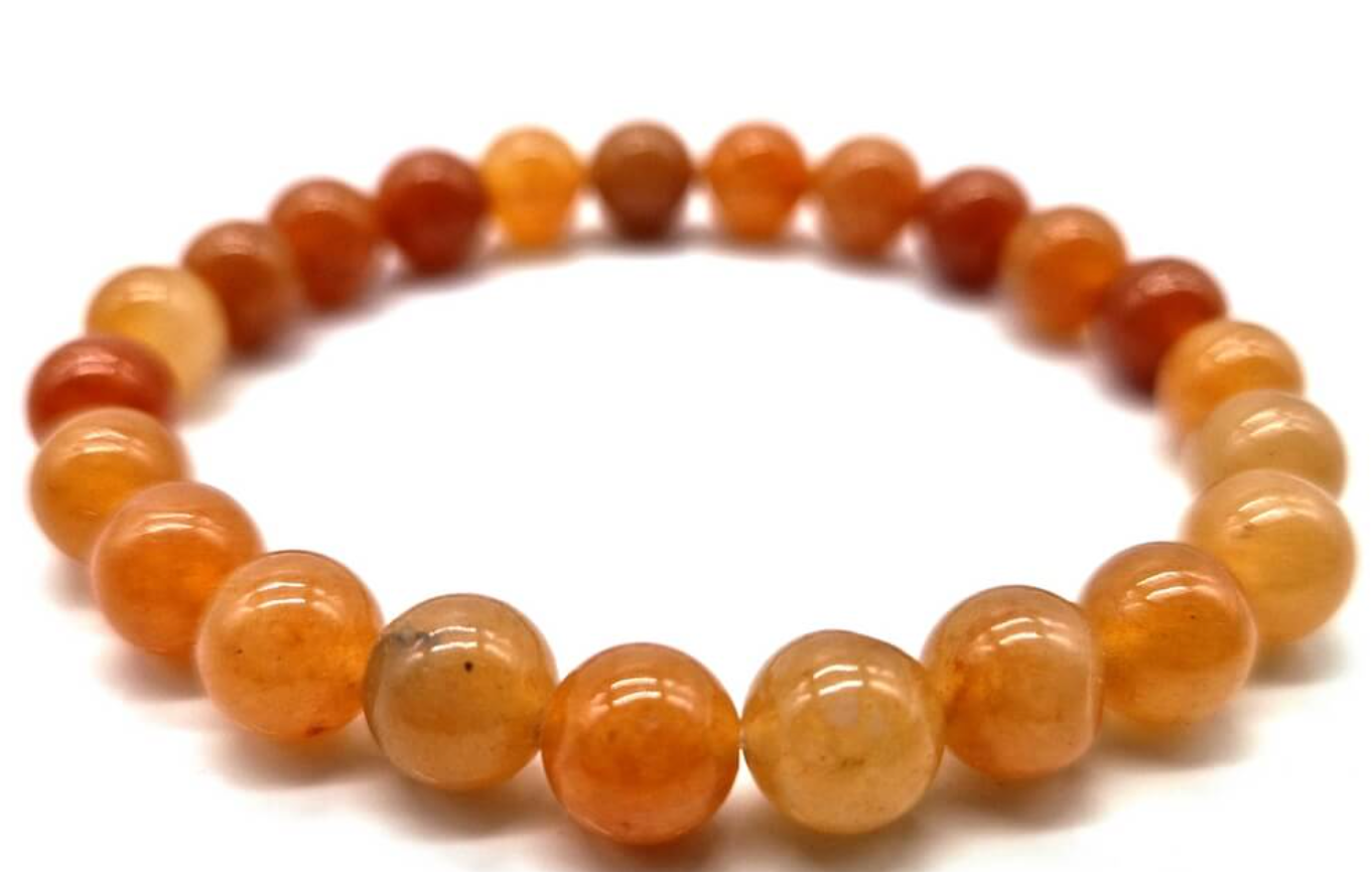 Bracciale con avventurina arancione